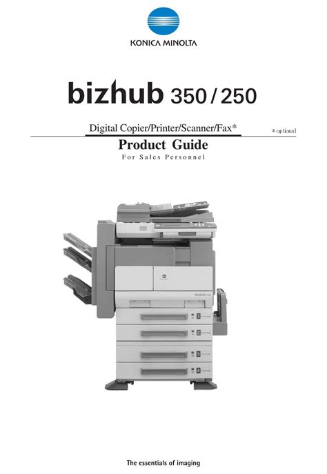 konica minolta bizhub 250 service manual pdf pdf manual